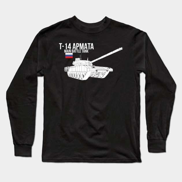 T-14 Armata Long Sleeve T-Shirt by FAawRay